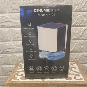 Compact Dehumidifier with 7 Color Lights
